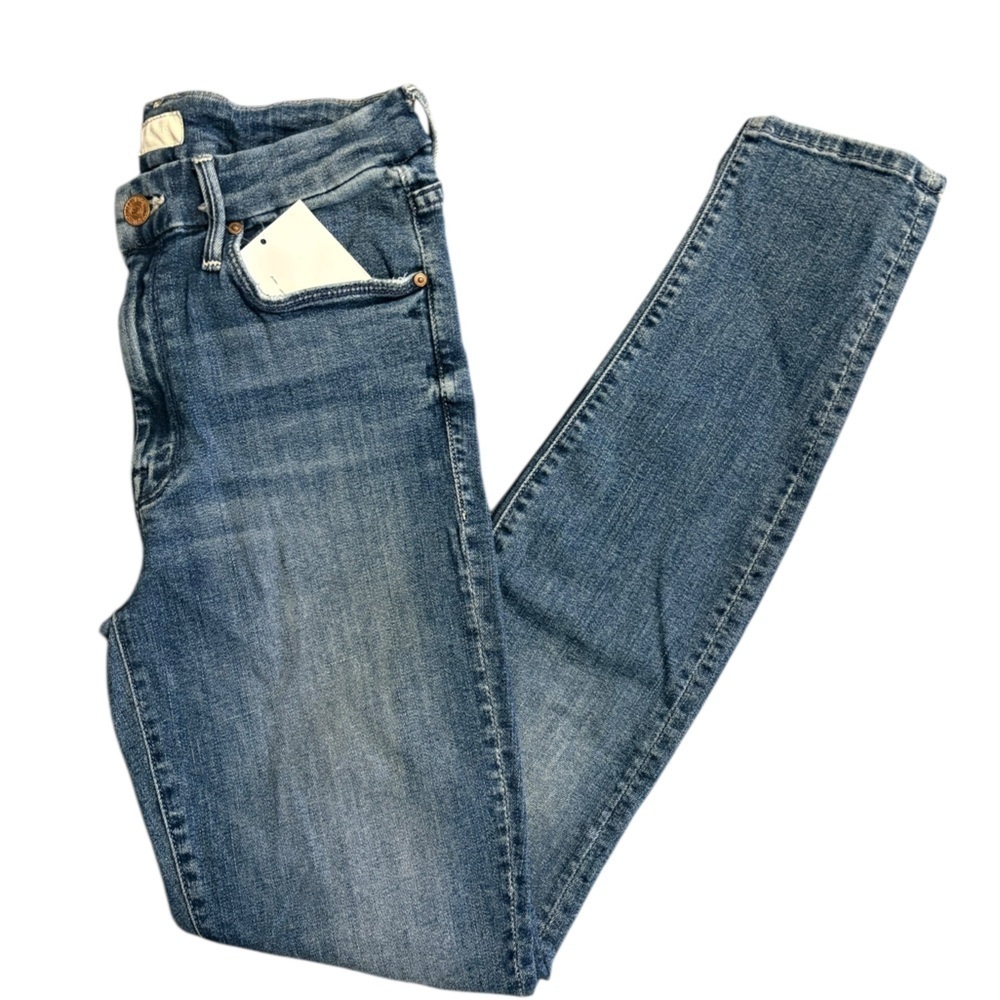 MOTHER The Looker Blue Skinny Jeans - Picture 7 of 14